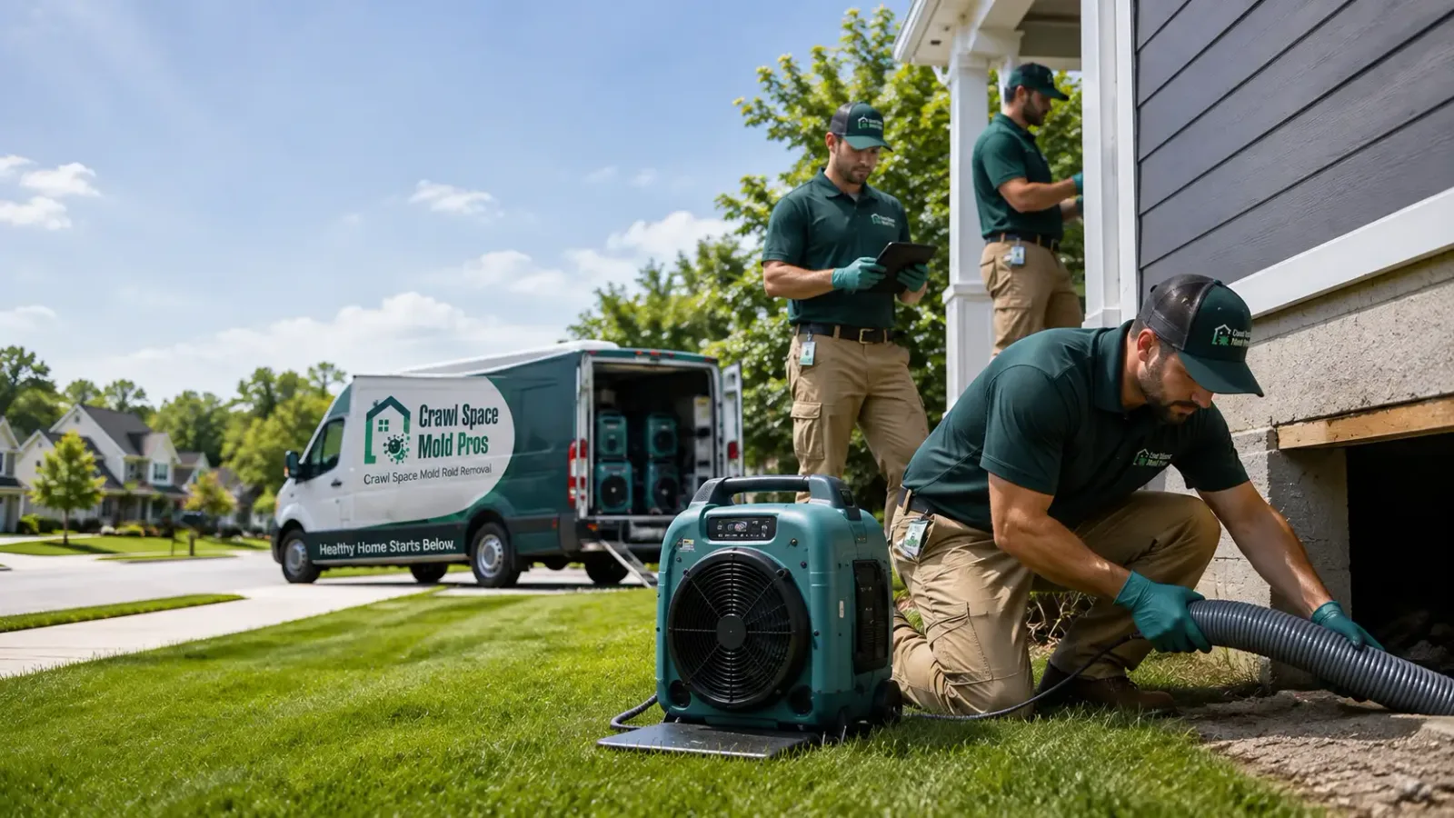 Crawl Space Mold Removal in Mears, MI